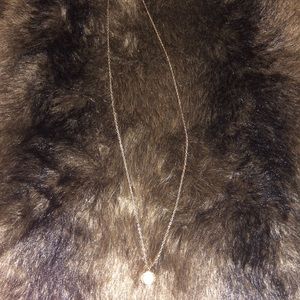 Long opal/gold necklace